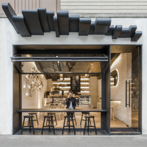 recent FUMI Coffee hospitality design projects