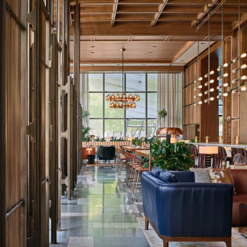 recent Union Bar at The Opposite House hospitality design projects