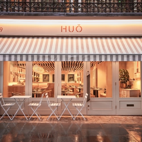 recent HUO Restaurant hospitality design projects
