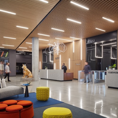 333 N Green Lobby and Amenity Spaces