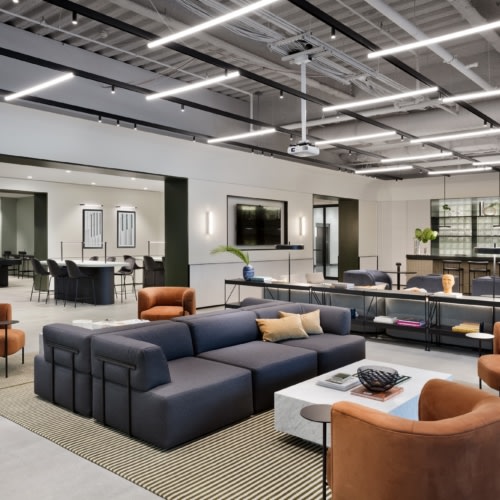 recent Newport Tower Amenity Spaces hospitality design projects