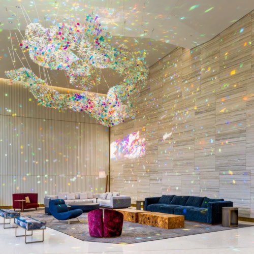 recent Indeed Tower Office and Amenity Spaces hospitality design projects