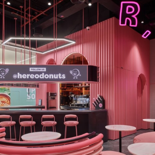 recent HERE-O Donuts hospitality design projects