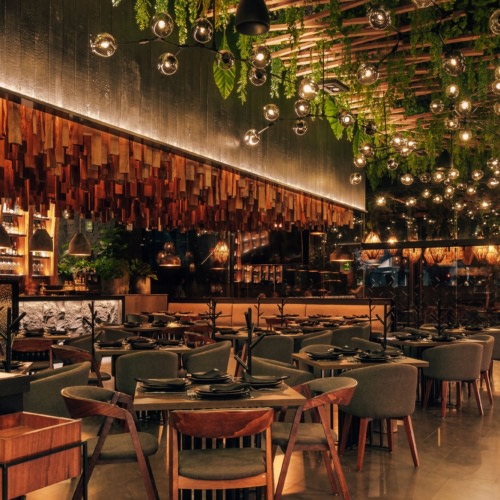 recent Brasa Negra Restaurant hospitality design projects