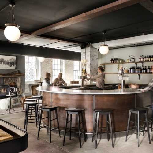 recent Lumberjack Axe Throwing Bar hospitality design projects