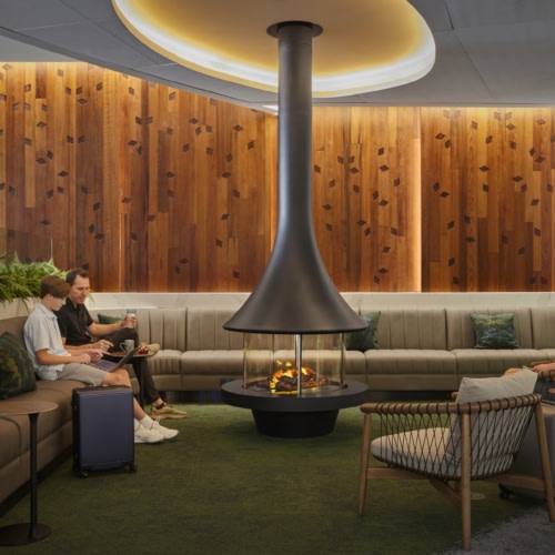 recent The Club SFO Lounge hospitality design projects