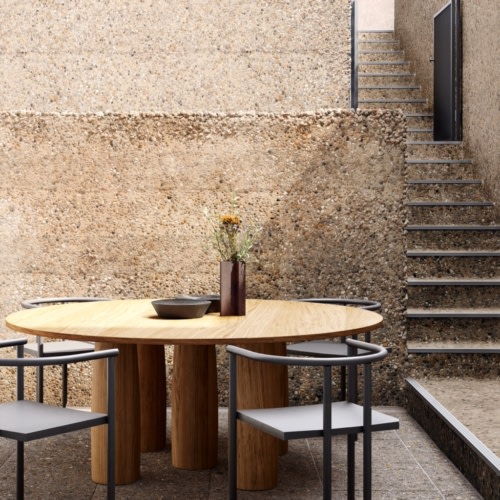 II Colonnato Concrete Table - 0