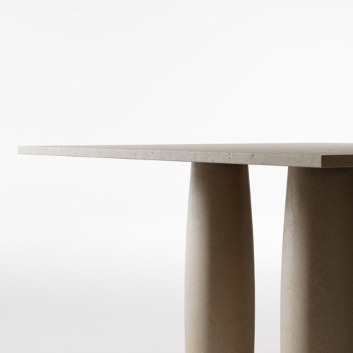 II Colonnato Concrete Table - 0
