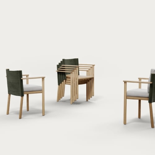Giro Stackable Dining Chair - 0