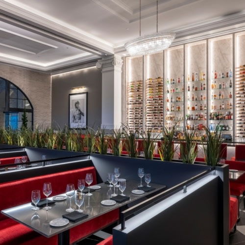 recent Amoré Restaurant hospitality design projects