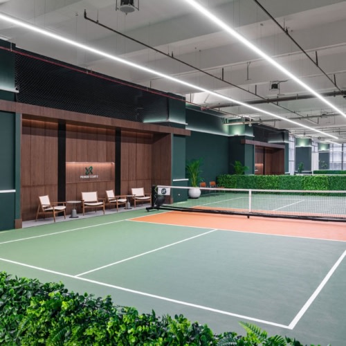 recent The PxP Pickleball Club hospitality design projects