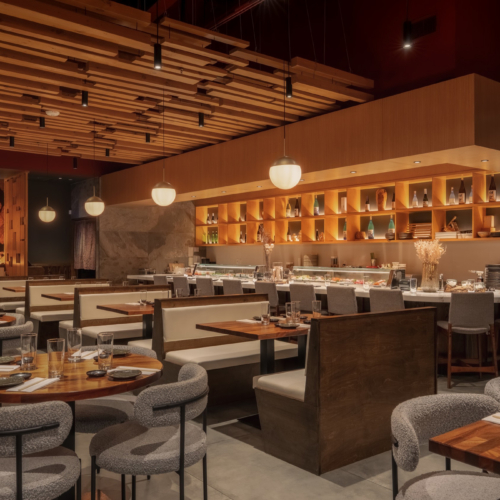 recent Nishiki Japanese Restaurant hospitality design projects